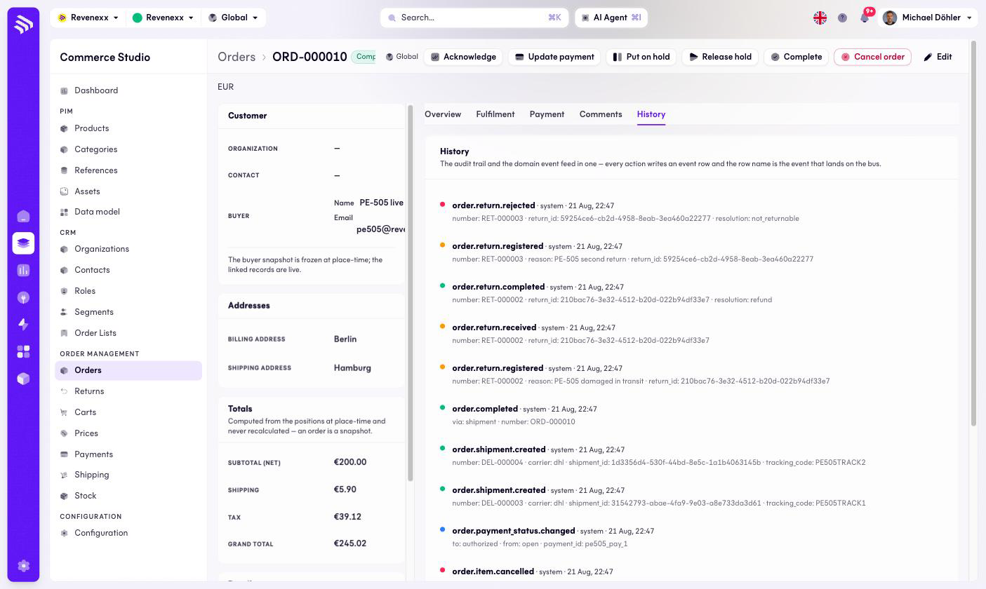 History tab