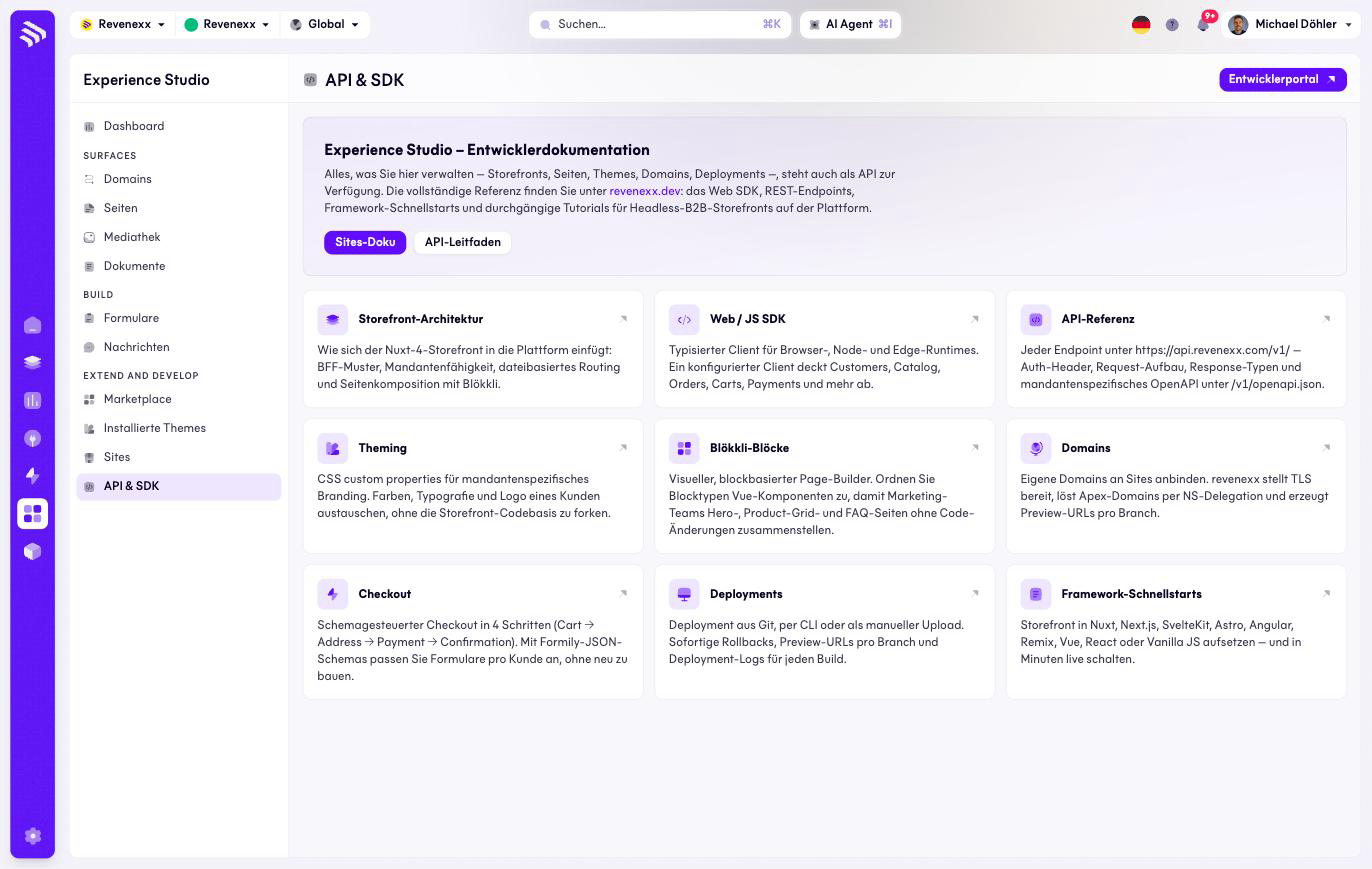 API-&-SDK-Übersicht