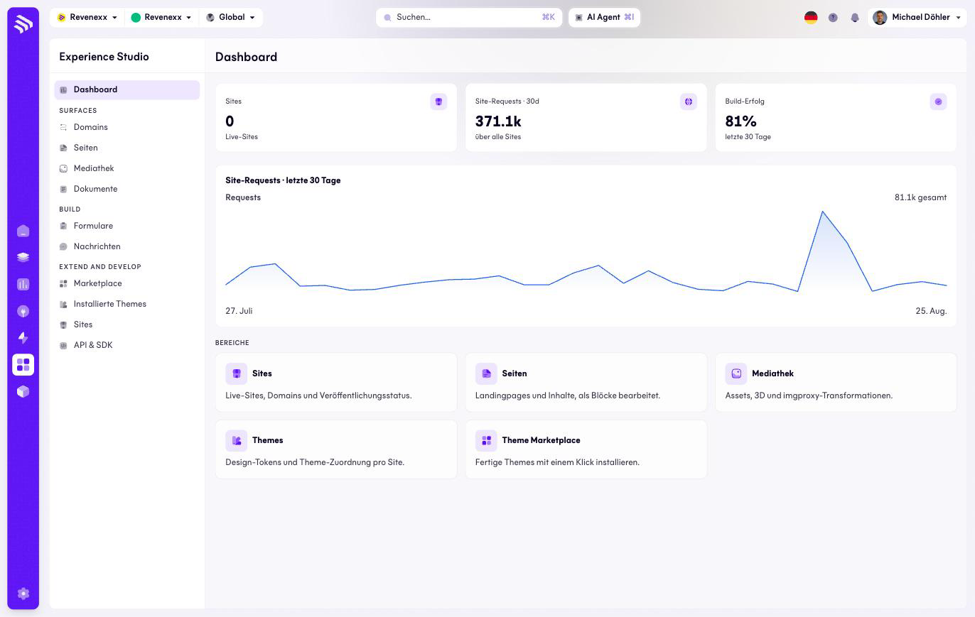 Experience-Studio-Dashboard