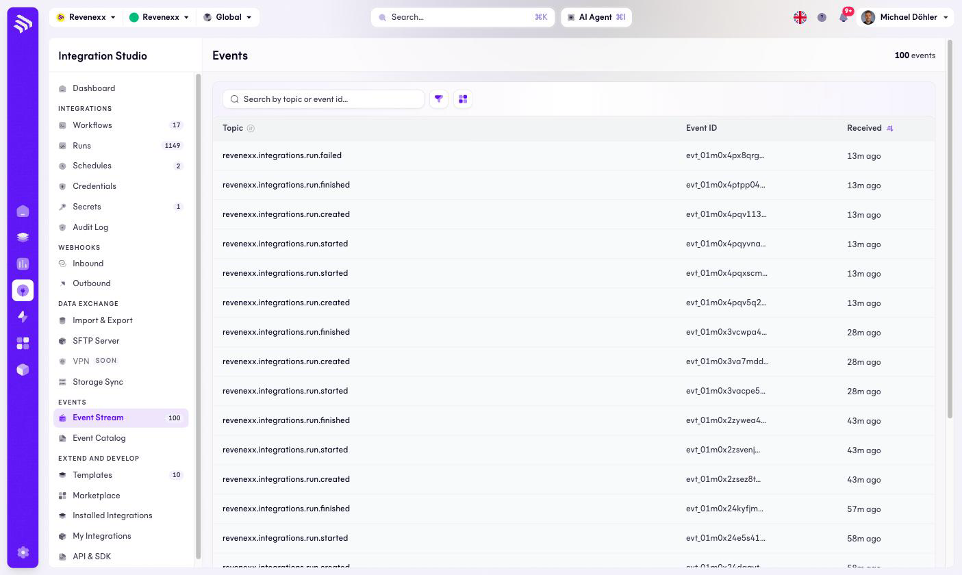 Event stream