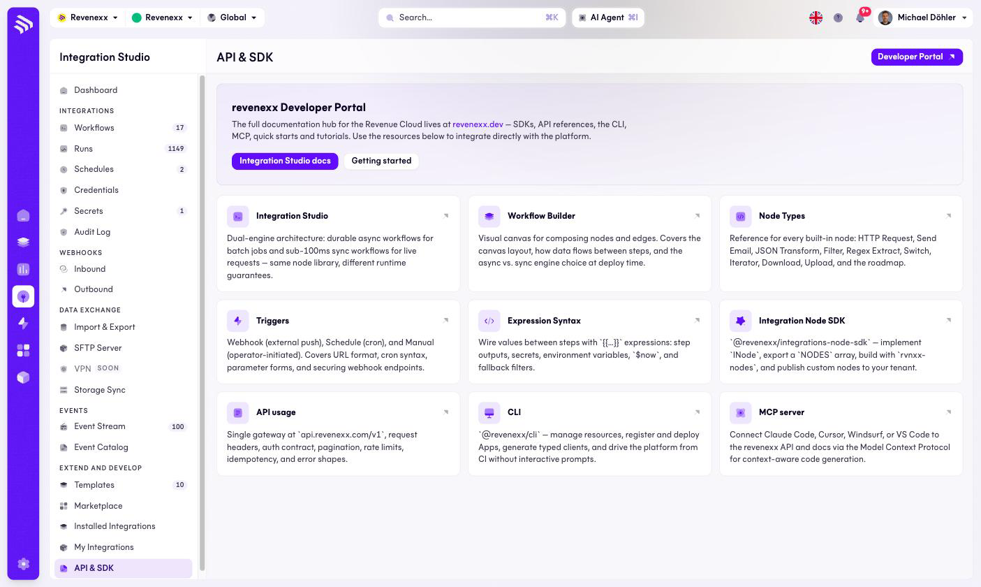 Integration API and SDK hub
