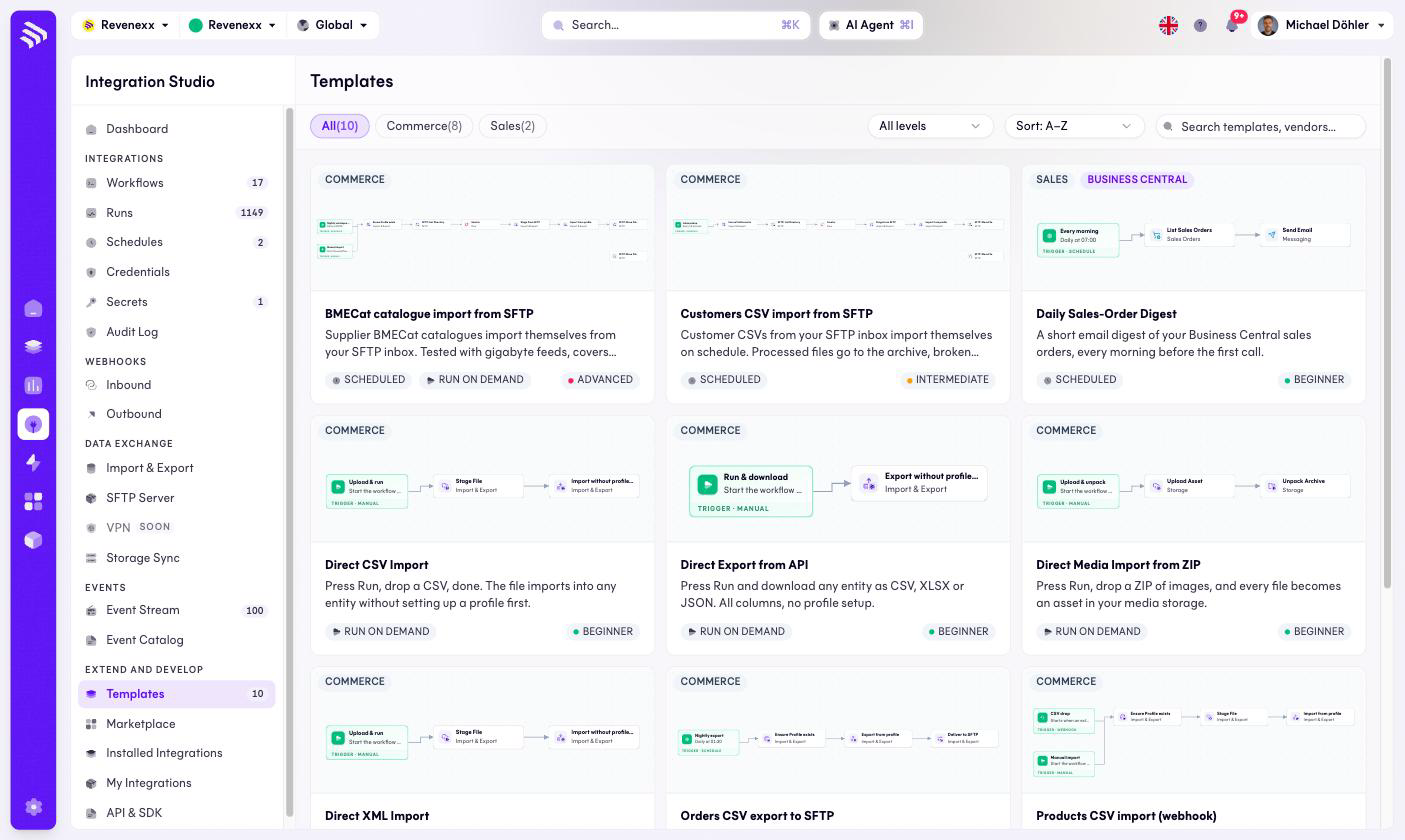 Workflow templates