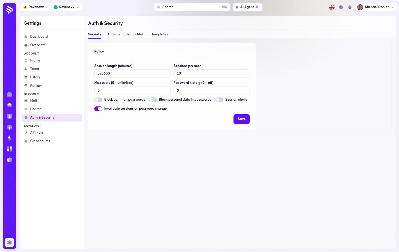 Auth & Security